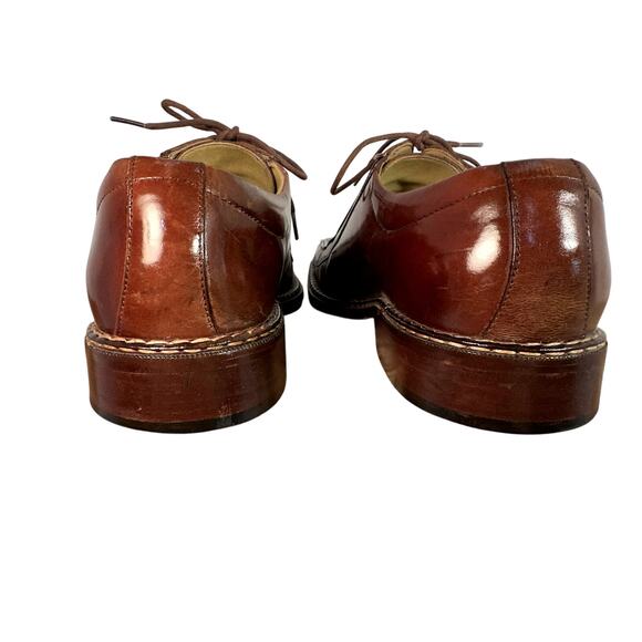 Stacy Adams ComfortFlex Leather Oxfords Mens 12M Moc Toe Dress Shoe Brazil Comfy main image 6